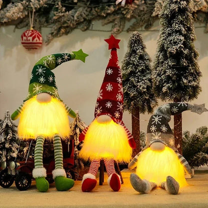 LED Christmas Gnome Ornament