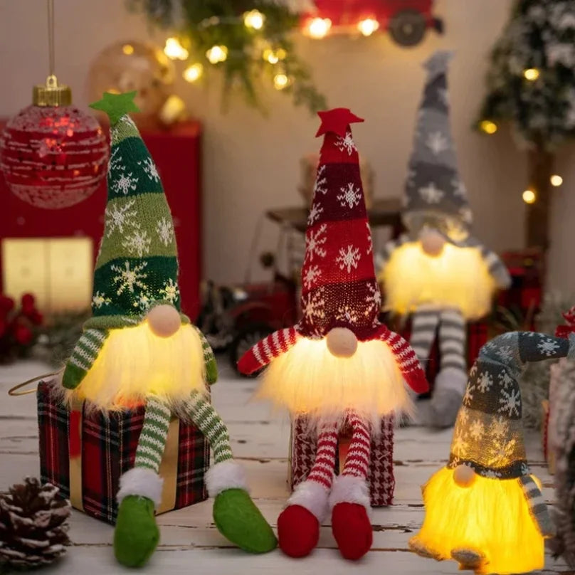 LED Christmas Gnome Ornament