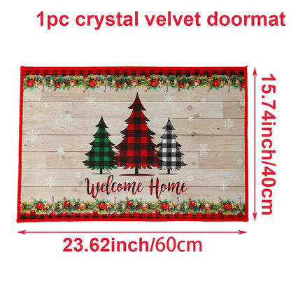 Santa Claus Christmas Door Mat