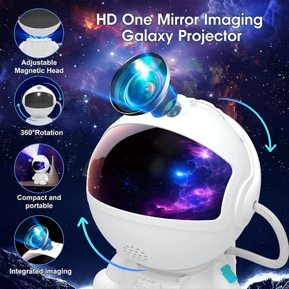 Astronaut Galaxy Night Light Projector