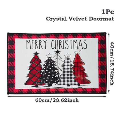 Santa Claus Christmas Door Mat