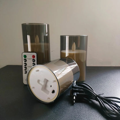 Remote Controlled Rechargeable LED Flameless Candles