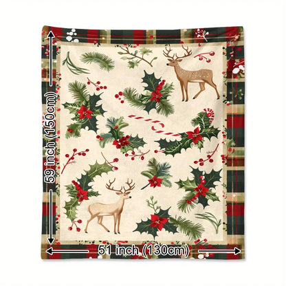 Buffalo Plaid Christmas Blanket