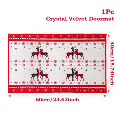 Santa Claus Christmas Door Mat