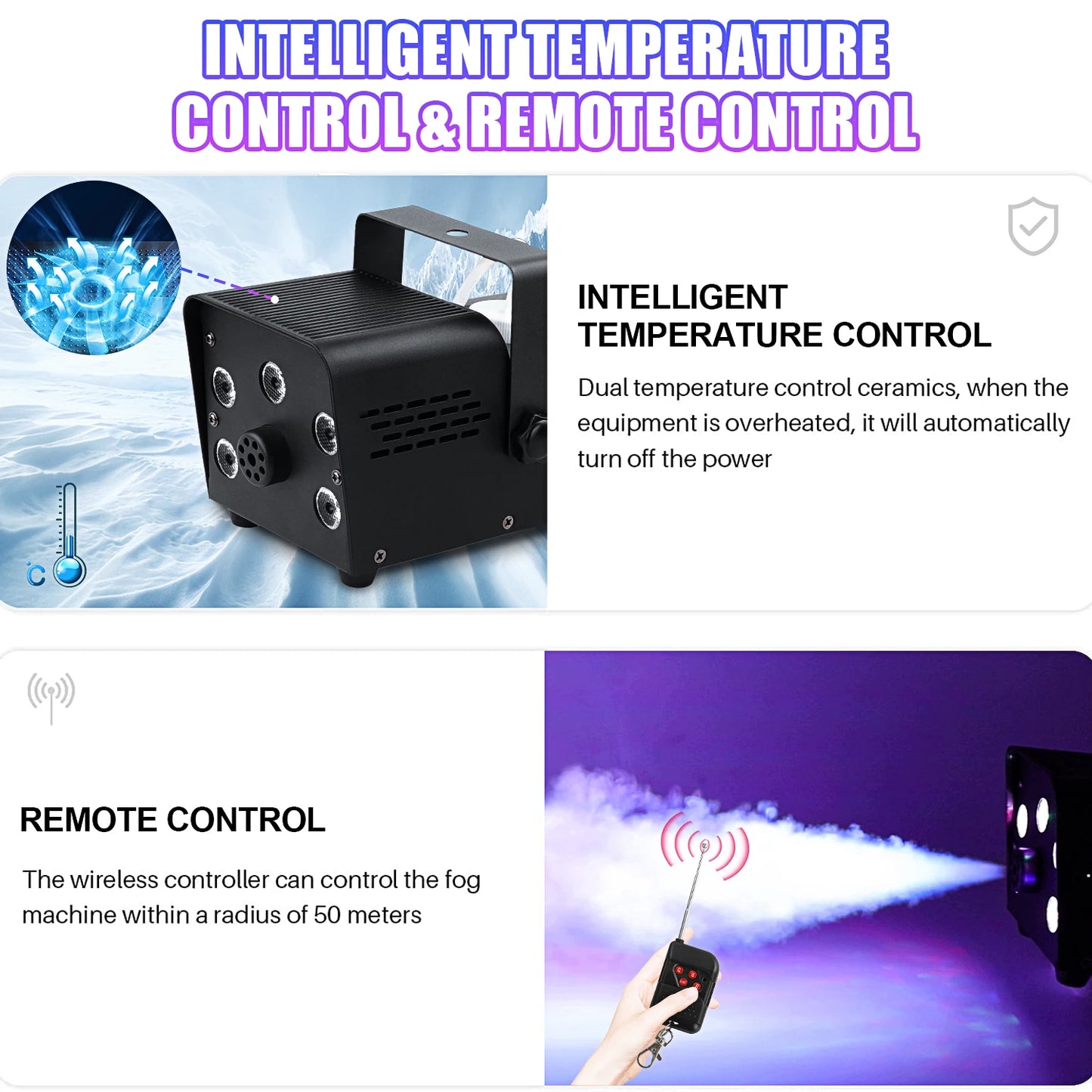 Stage Smoke Machine with Remote