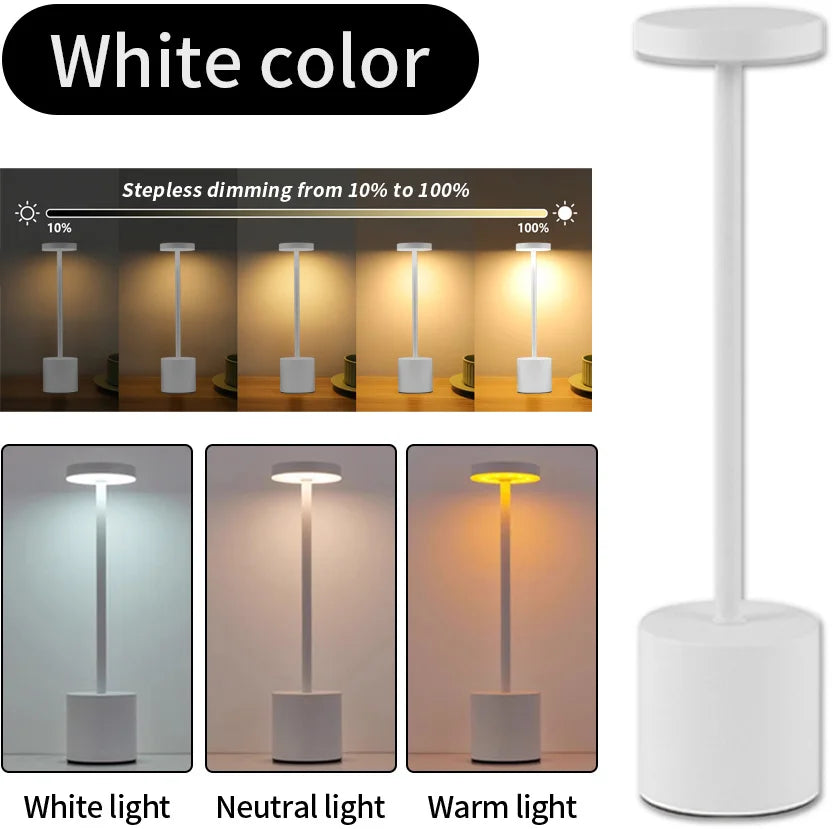 Rechargeable Elegant Desk Lamp