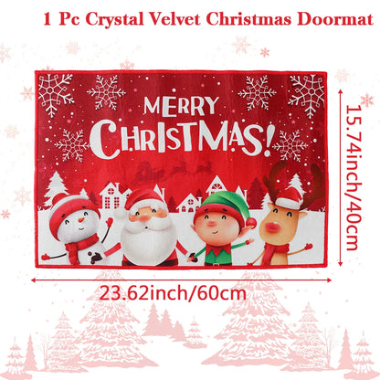Santa Claus Christmas Door Mat