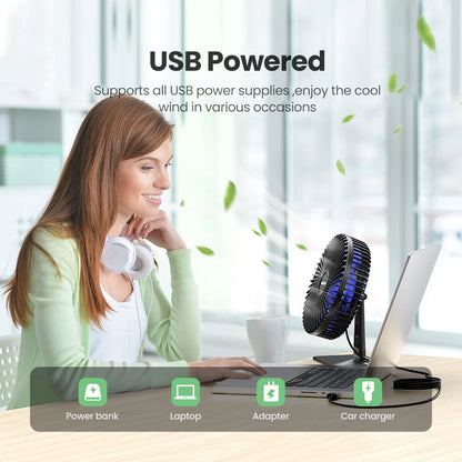 Portable USB Cooling Desk Fan