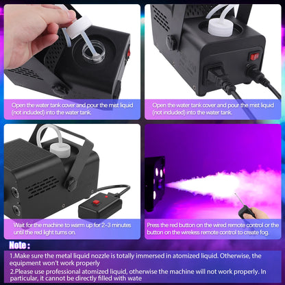 Stage Smoke Machine with Remote