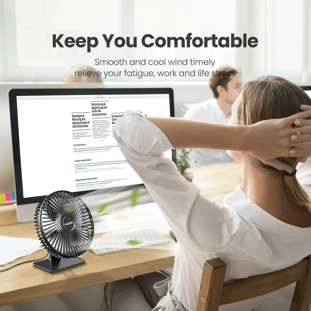 Portable USB Cooling Desk Fan