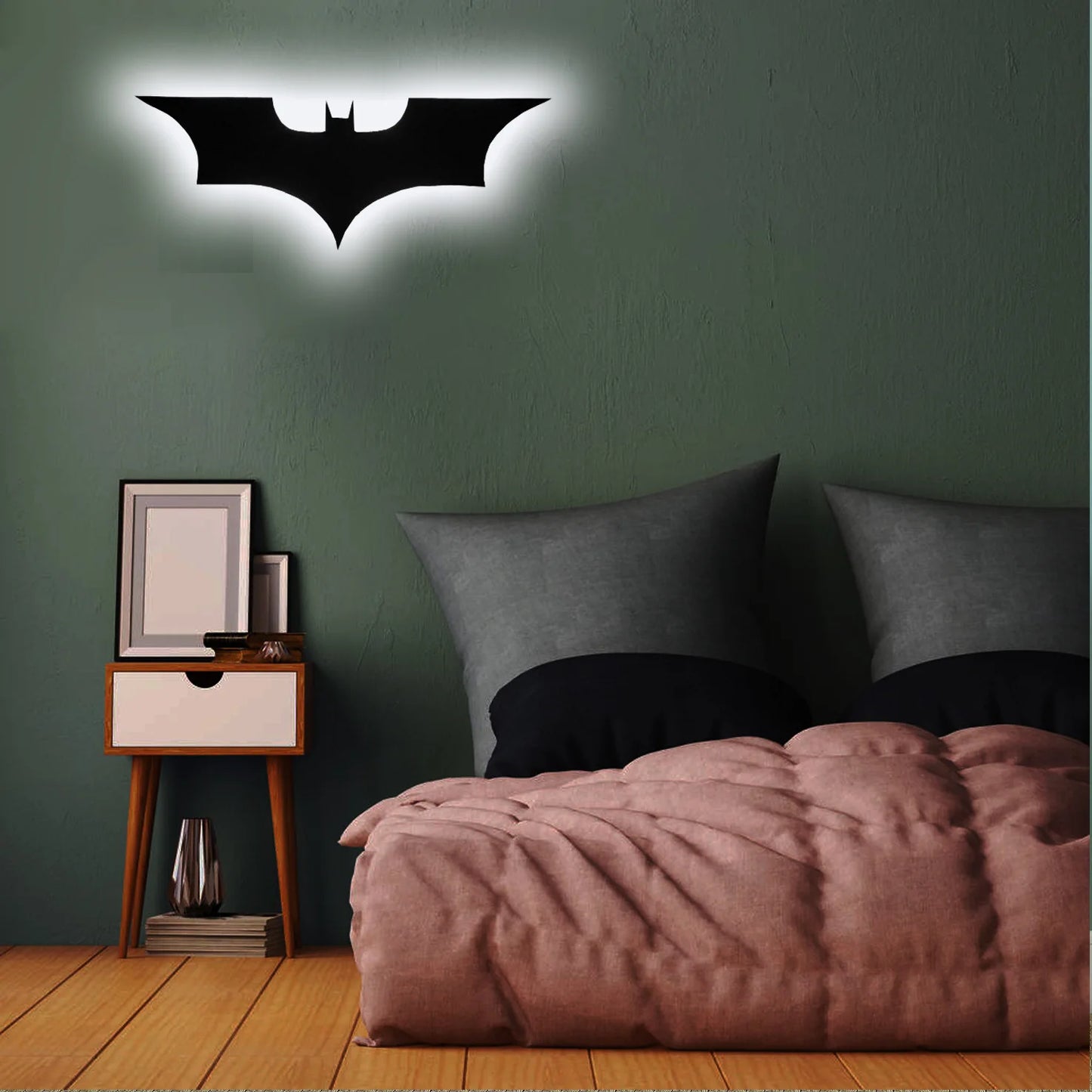 Colorful LED Bat Wing Light