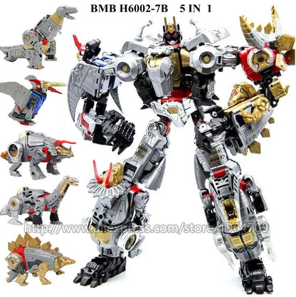 5-in-1 Oversized Transforming Dinosaur