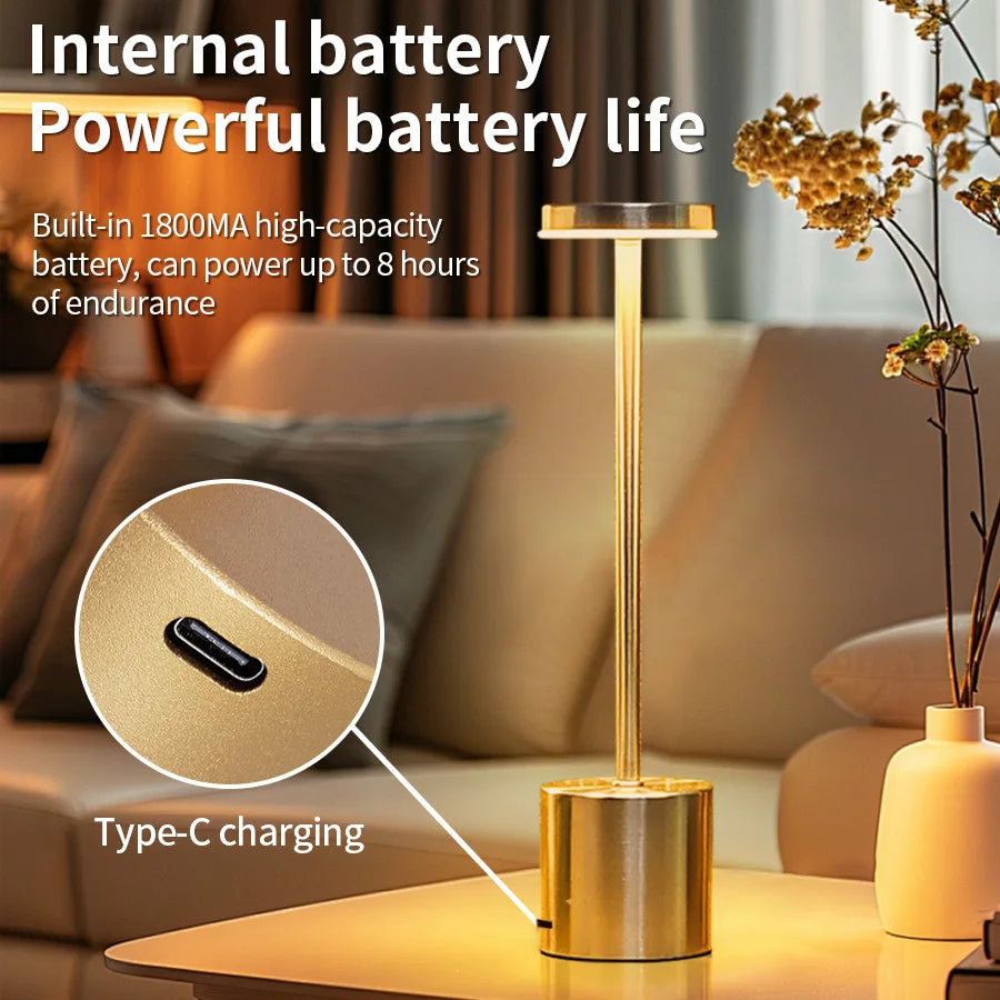 Rechargeable Elegant Desk Lamp