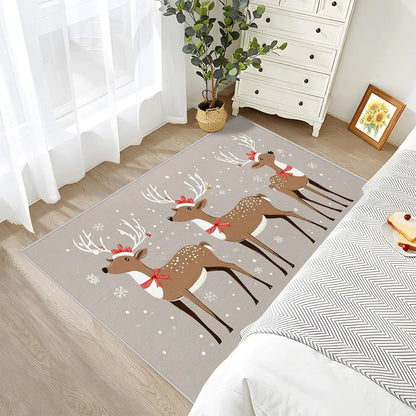 Cute Reindeer Area Carpet