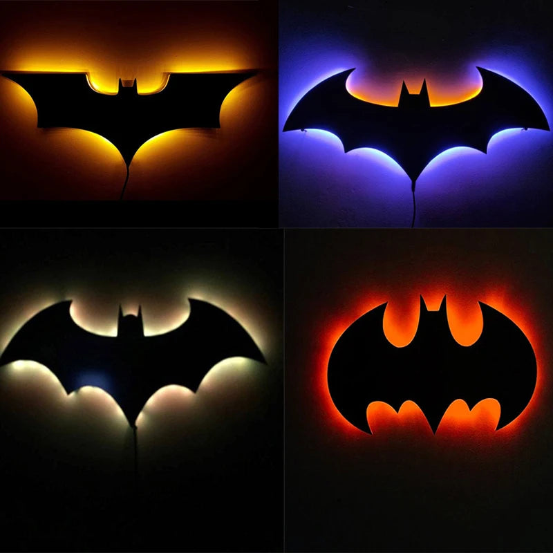 Colorful LED Bat Wing Light