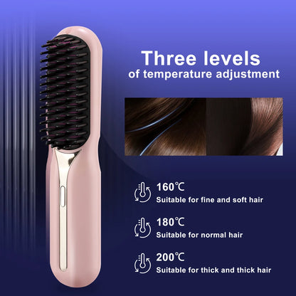 Portable Fast Heating Hair Comb