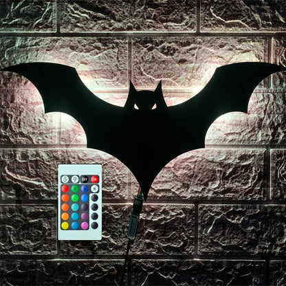 Colorful LED Bat Wing Light